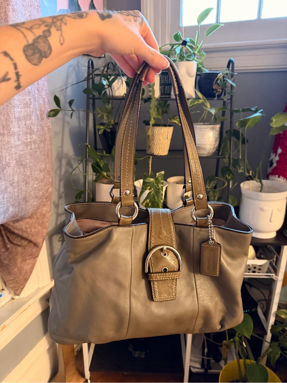 Coach Soho Leather Carryall Tote